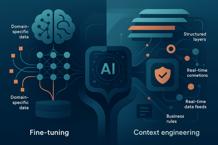 Why Context Engineering and Fine-Tuning Solve Different Problems in Enterprise AI