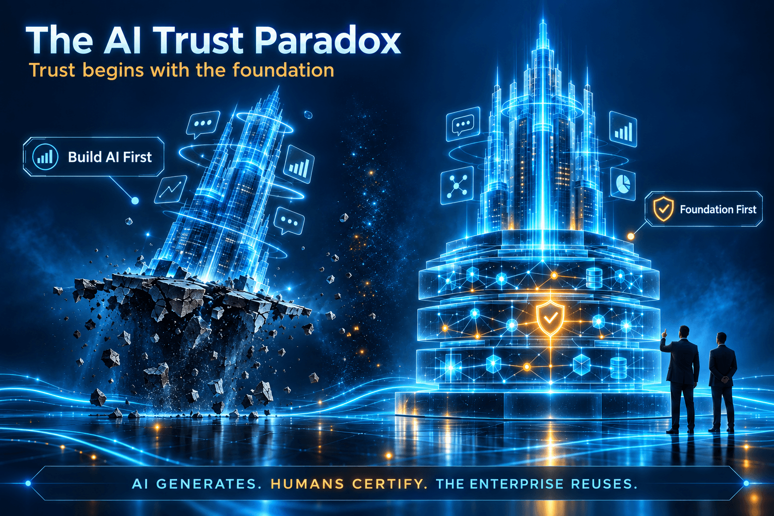 The AI Trust Paradox: Why Companies Build AI First and Fix the Foundation Later