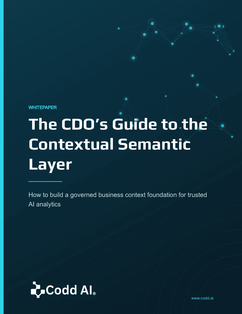 The CDO's Guide to the Contextual Semantic Layer cover