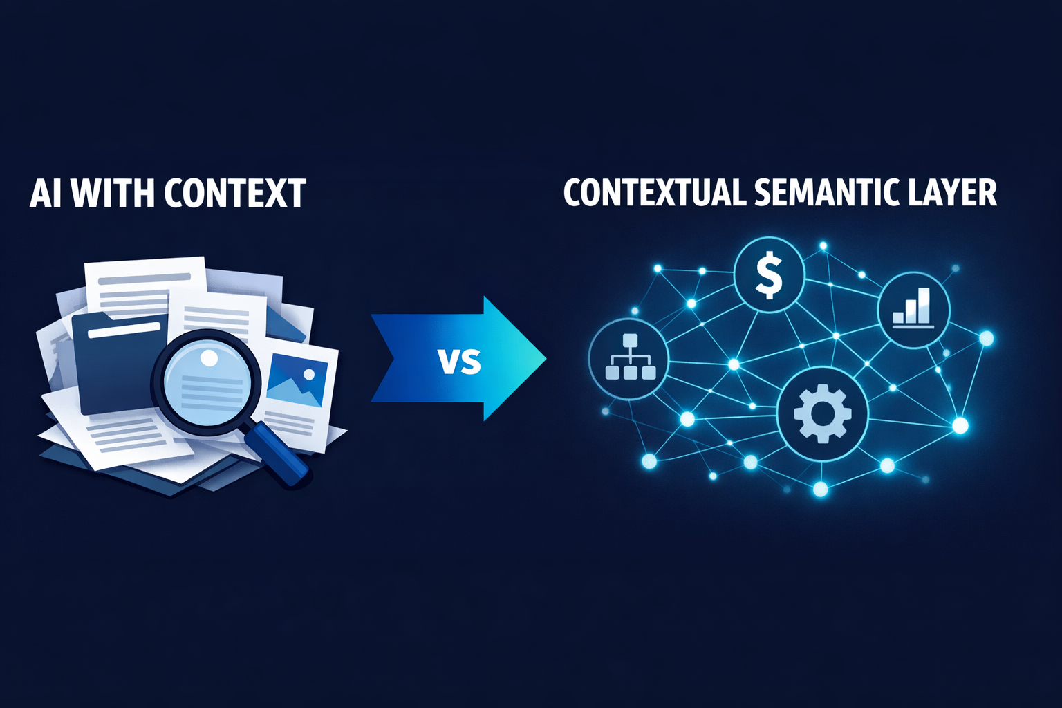 AI with Context vs AI with a Contextual Semantic Layer